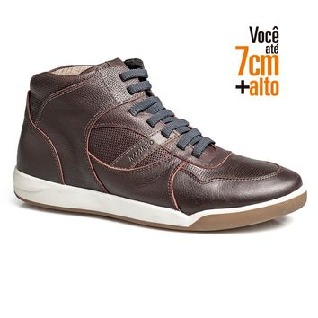 sapatenis masculino com salto interno